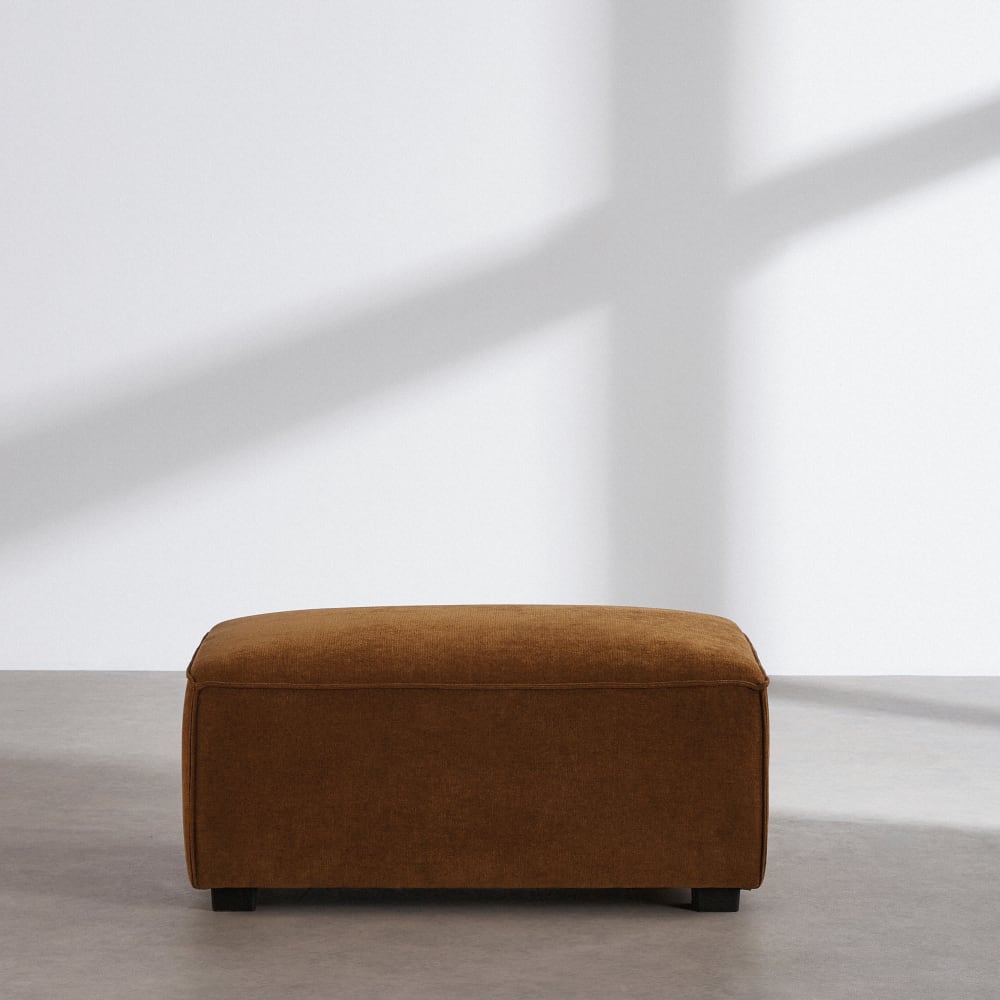 Pouf coloris bronze