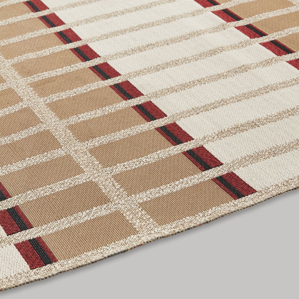 Tapis d'extérieur tissé motifs multicolores, 160x230 cm — vue 3