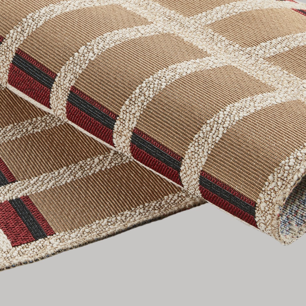 Tapis d'extérieur tissé motifs multicolores, 160x230 cm — vue 4