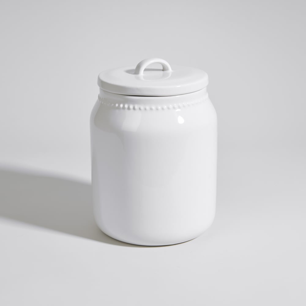 Pot en céramique blanche H17