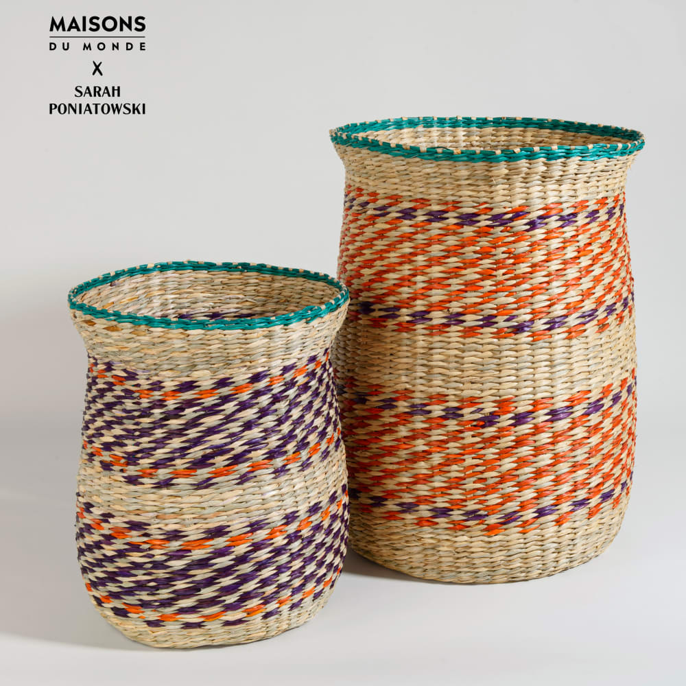 Set de 2 paniers en jonc de mer — Beyit