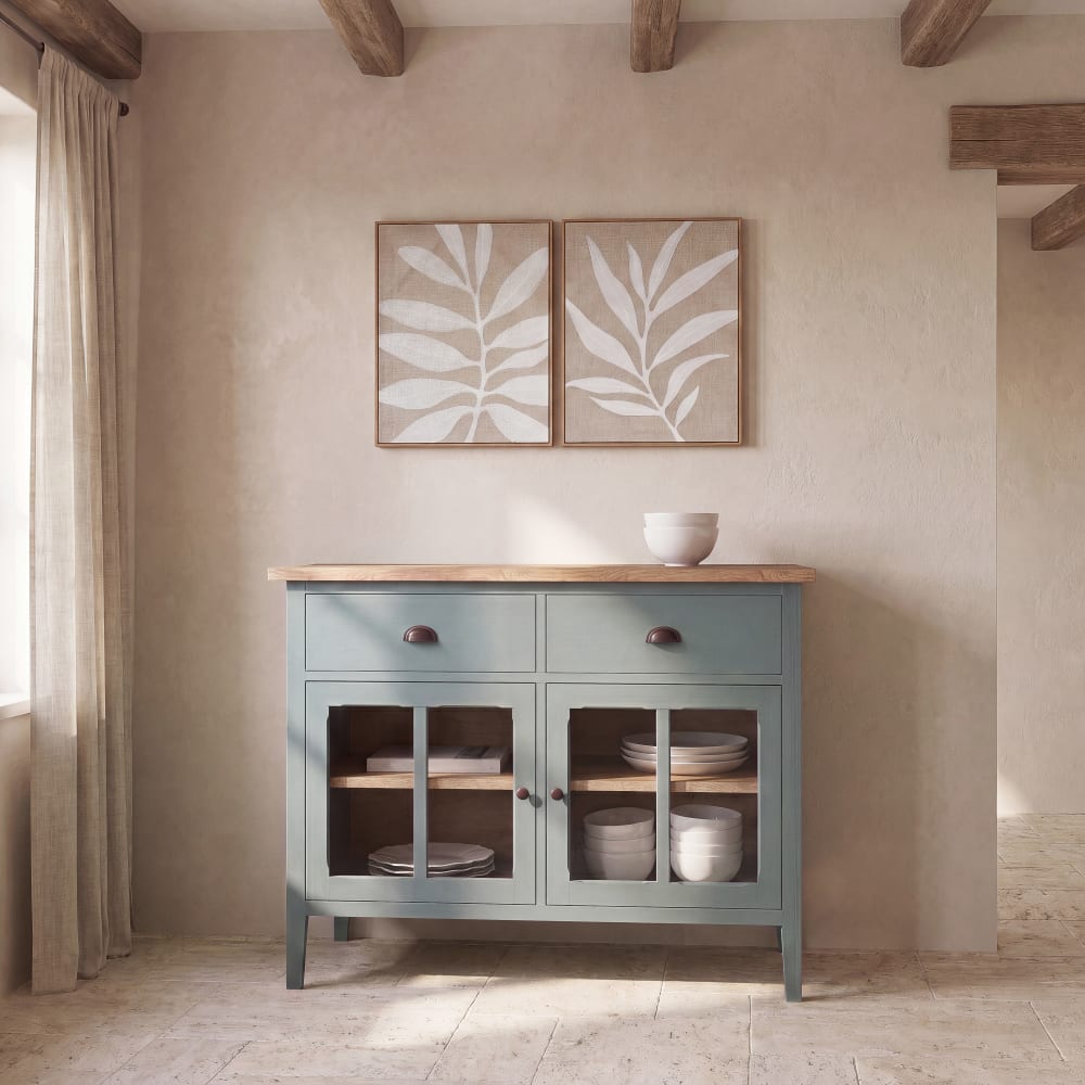 Buffet 2 portes 2 tiroirs, L155 cm Buffet 2 portes 2 tiroirs, L155 cm