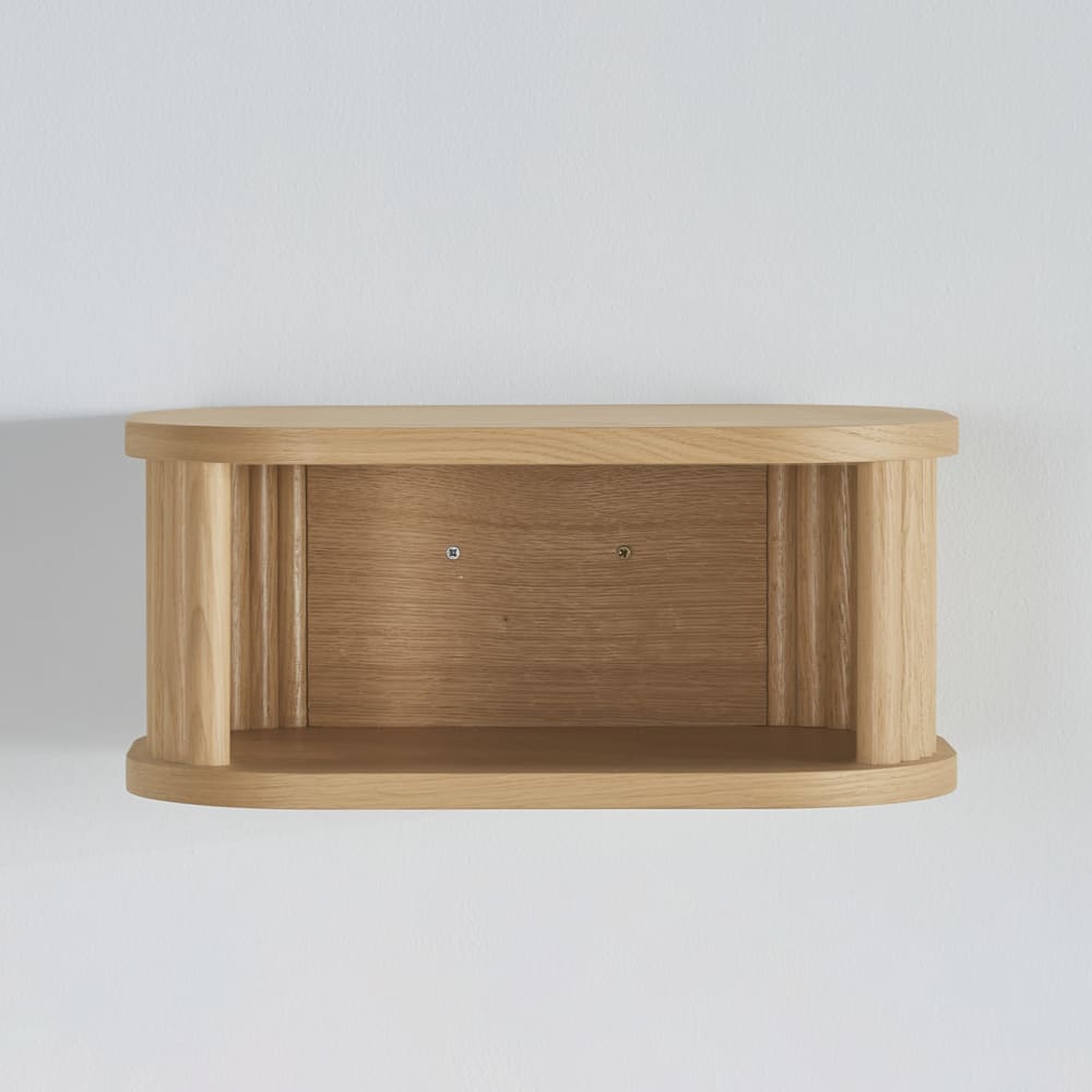 Table de chevet murale, L45 cm