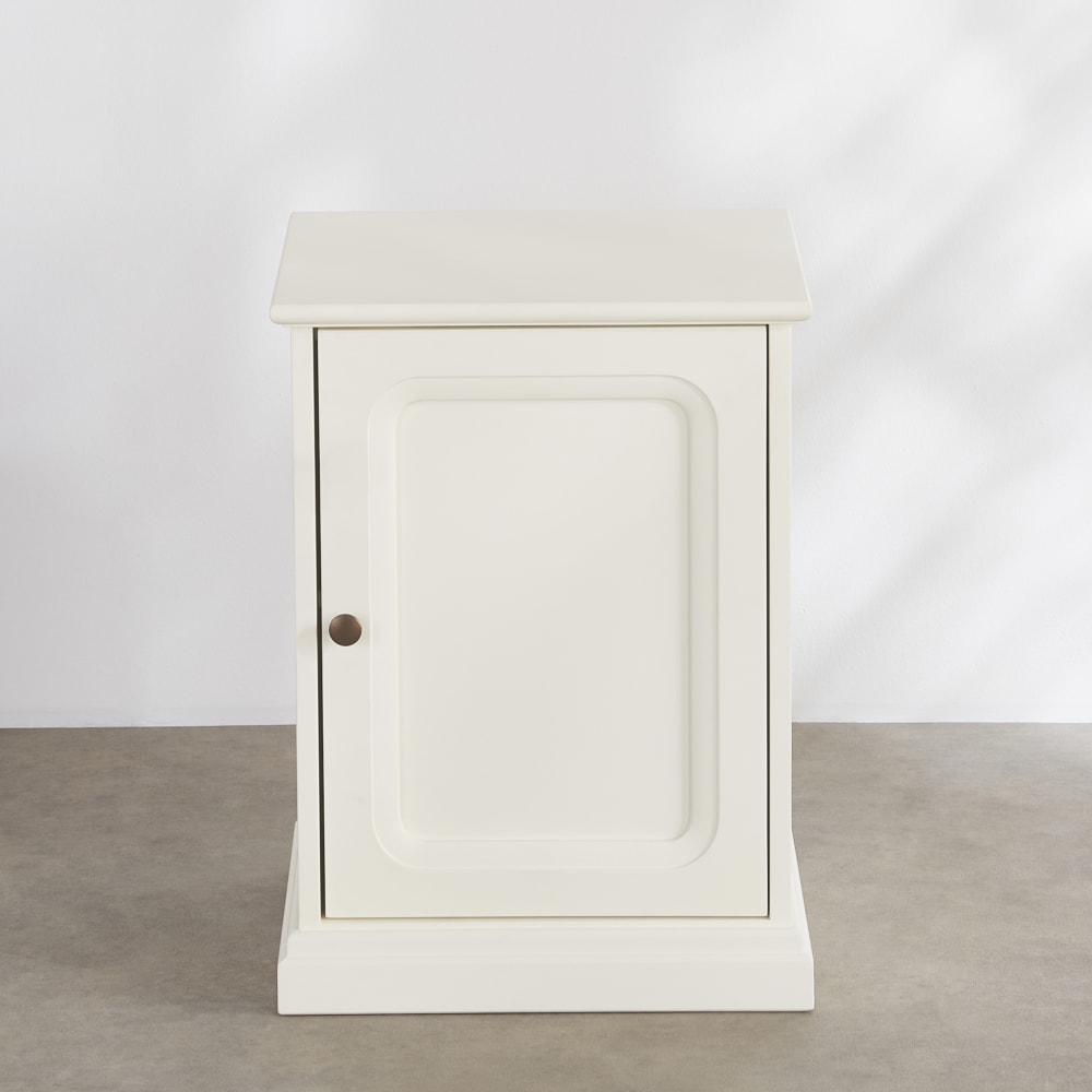 Table de chevet écrue, L39 cm