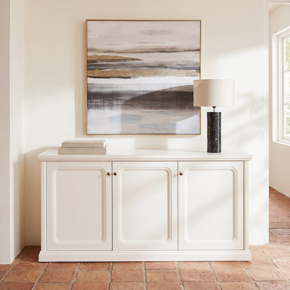 Buffet 3 portes écru, L171 cm