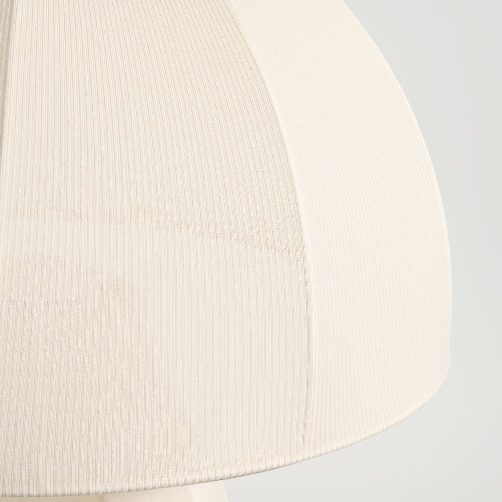 Lampe champignon beige crème — vue 4