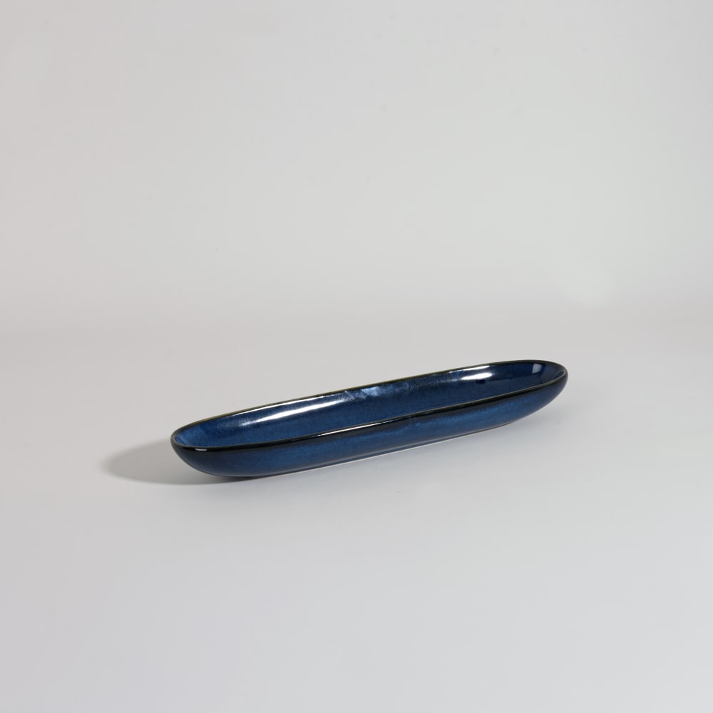 Coupelle en céramique bleue