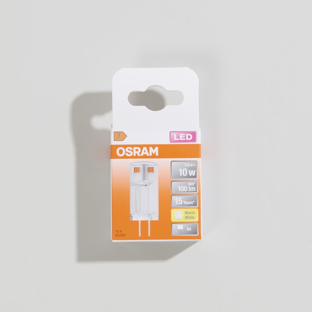 Ampoule LED à filament lumière blanche chaude G4 0,9W