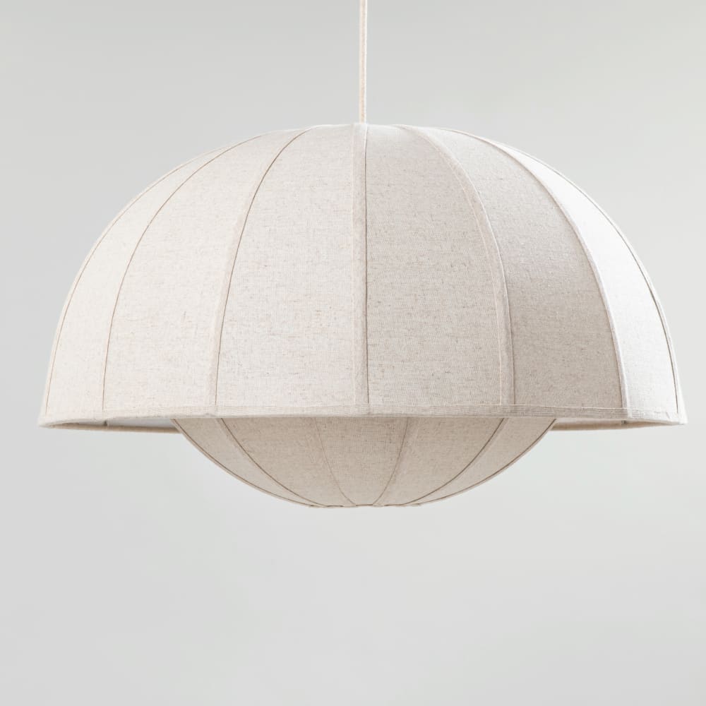 Suspension double beige crème