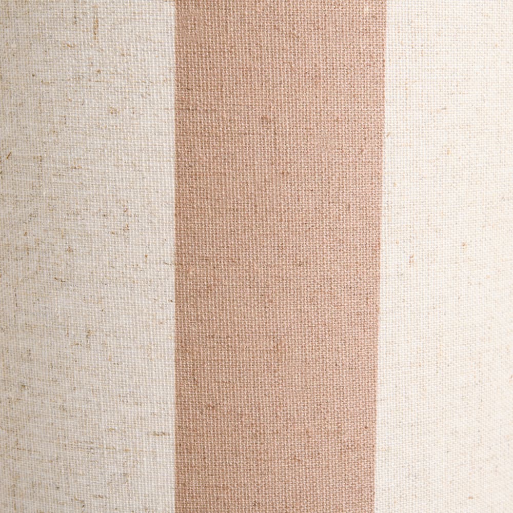 Lampe à rayures marrons et beige crème — vue 4