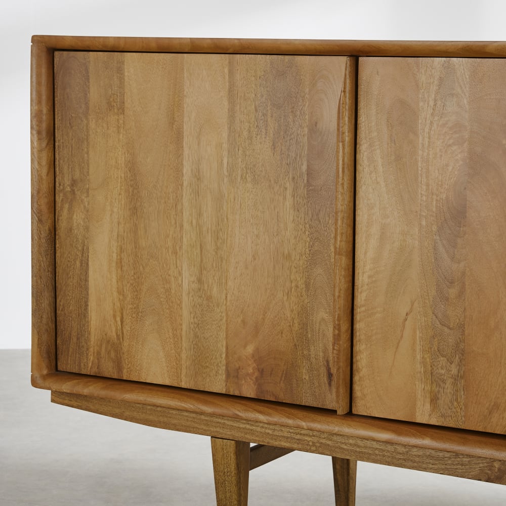 Buffet en bois de manguier, L220 cm — vue 4