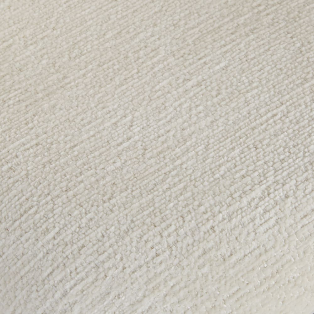 Chaise écrue et pieds en acier noir — vue 4