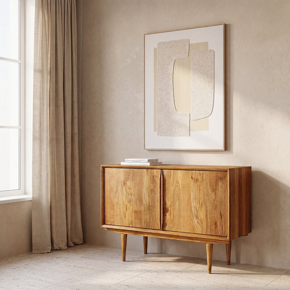 Buffet en bois de manguier, L120 cm