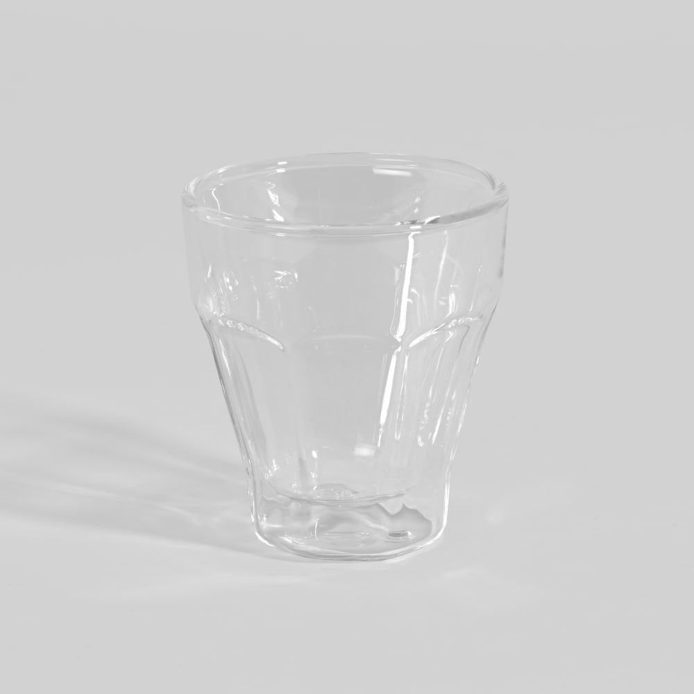 Tasse à café double paroi en verre transparent