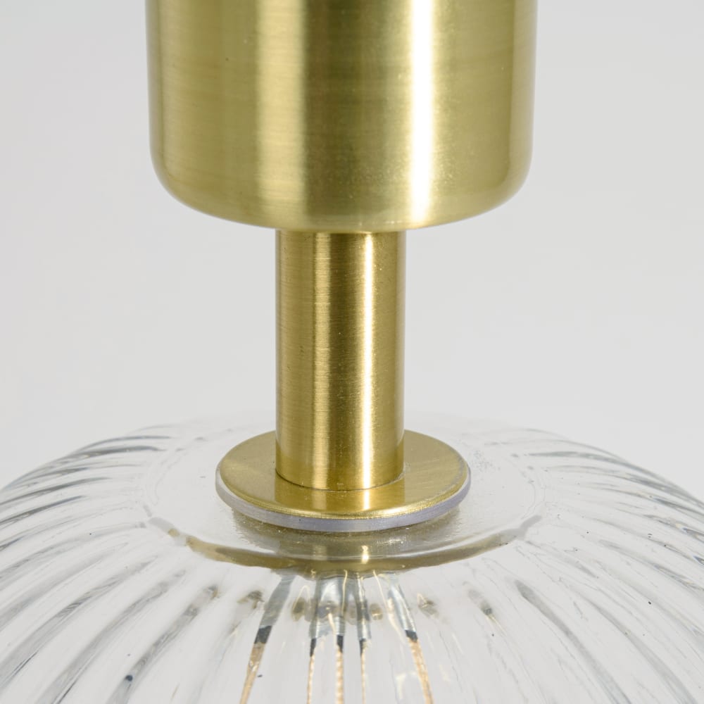 Pied de lampe en verre transparent — vue 4