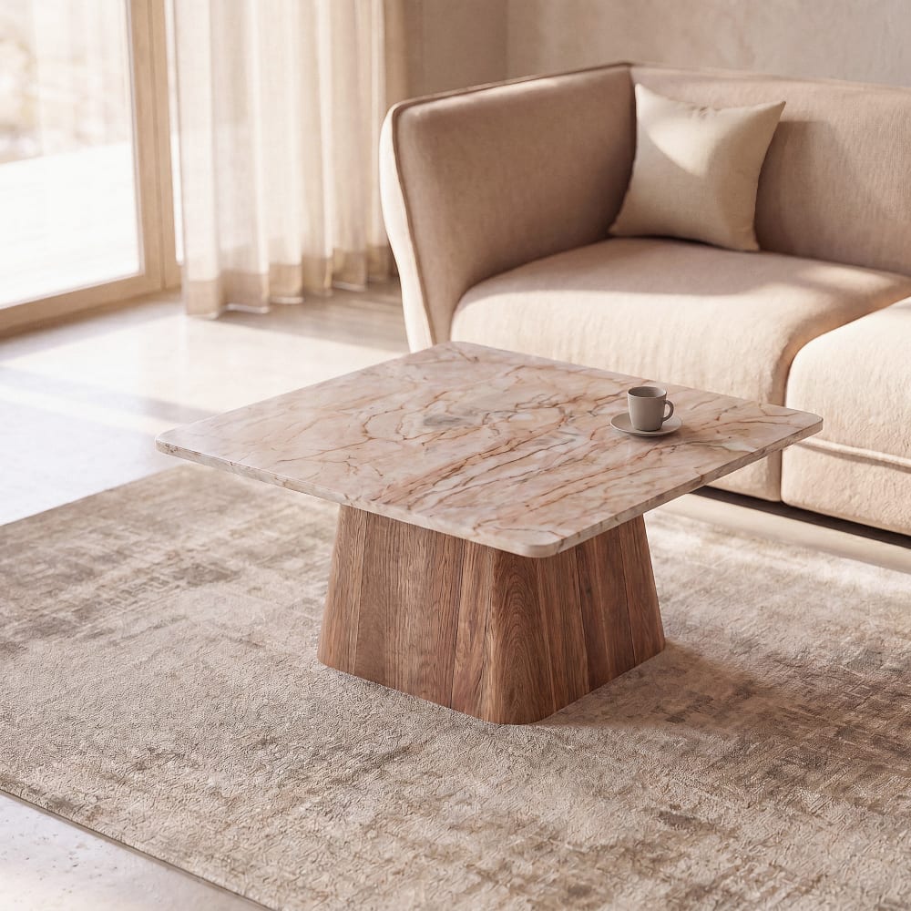 Table basse en marbre