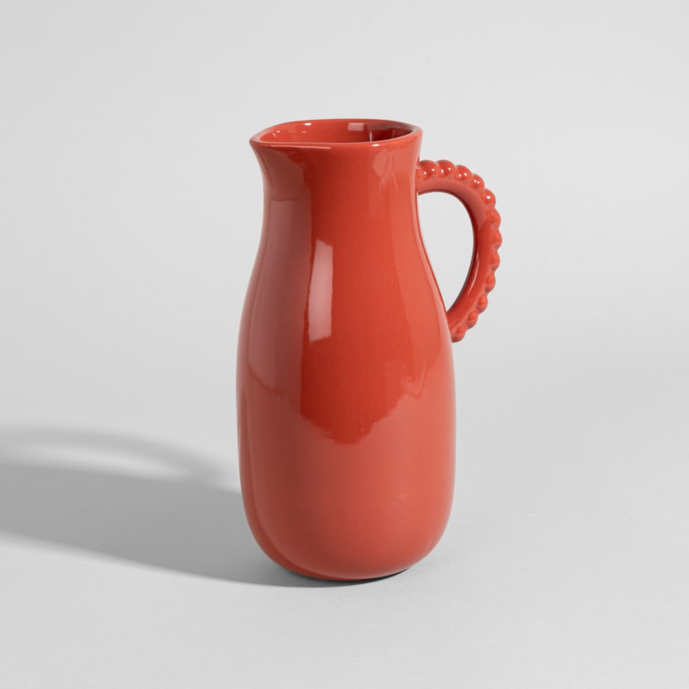 Terrakotta-Keramikkrug mit Perlenhenkel, 1,2 l - Maisons Du Monde