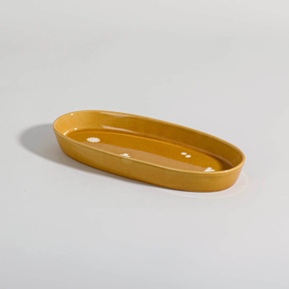 Coupelle en céramique jaune ocre Coupelle en céramique jaune ocre