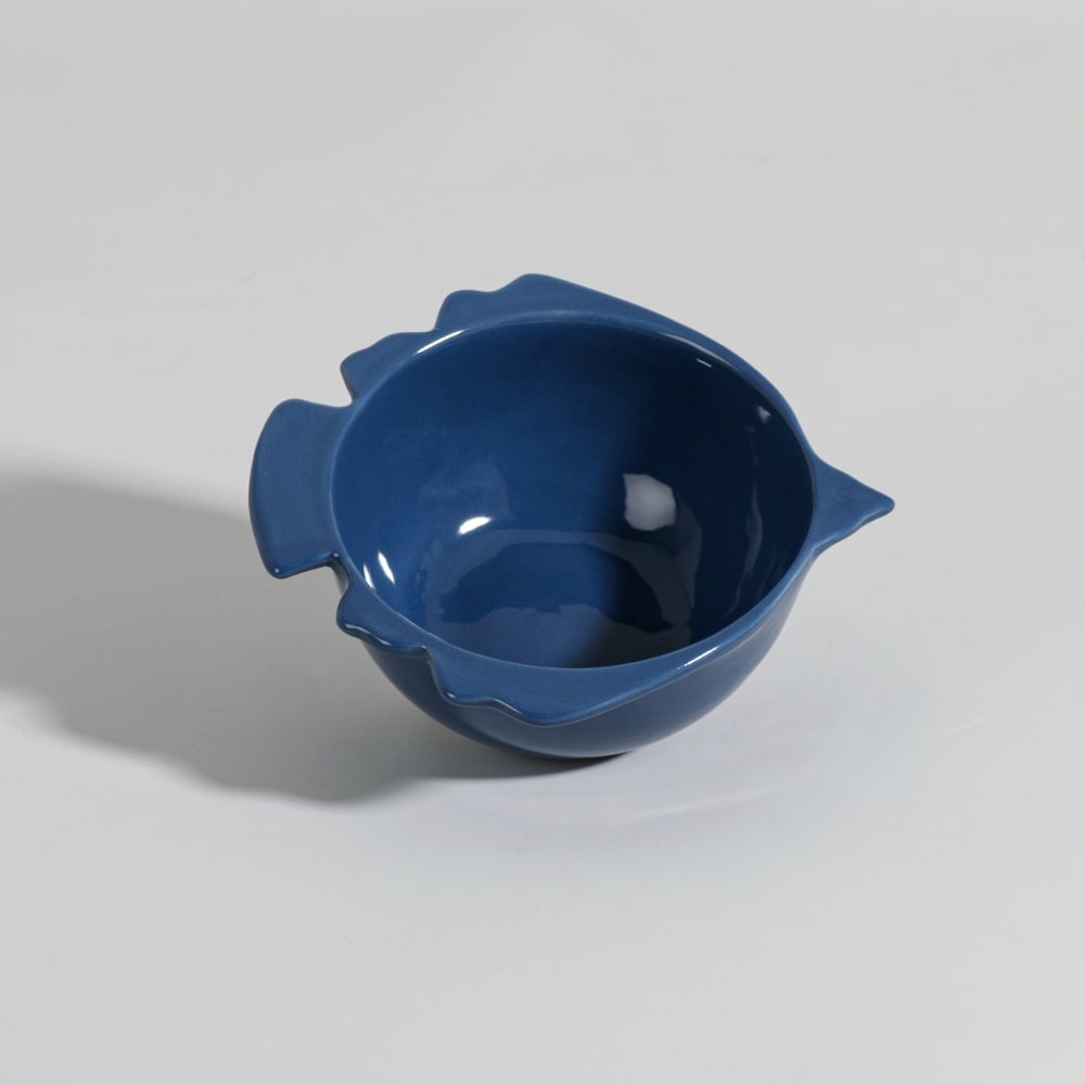 Blaue, vogelförmige Schale aus Steingut - Maisons Du Monde