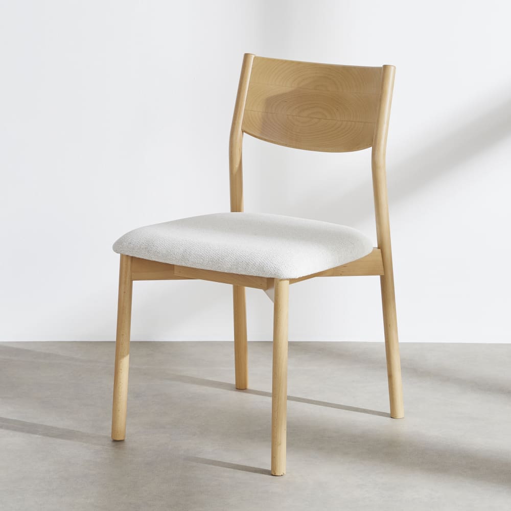 Chaise en tissu polyester