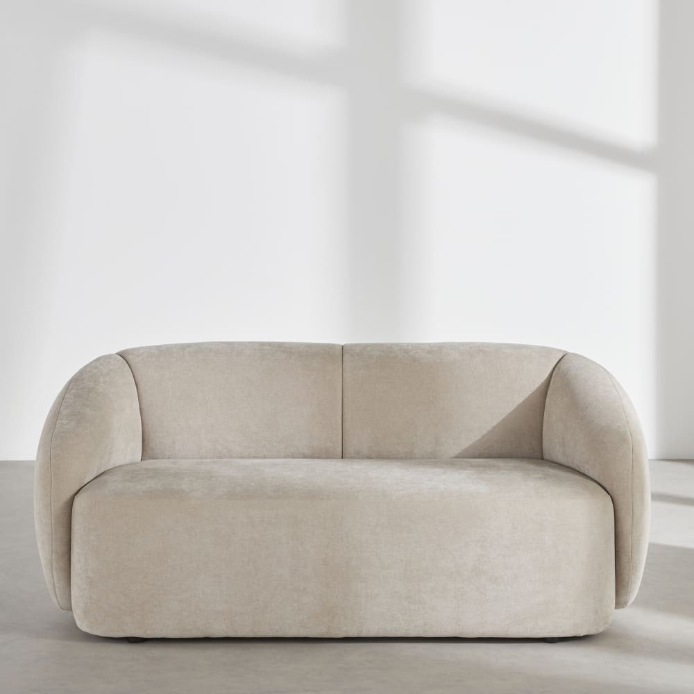 Banquette 2 places beige
