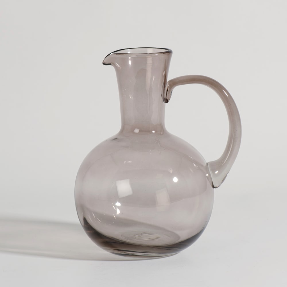 Pichet rond en verre gris, 1,95L — Beyit