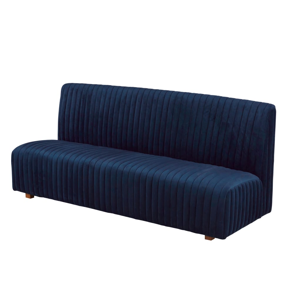 Professionelle 3-Sitzer-Bank in Mitternachtsblau - Maisons Du