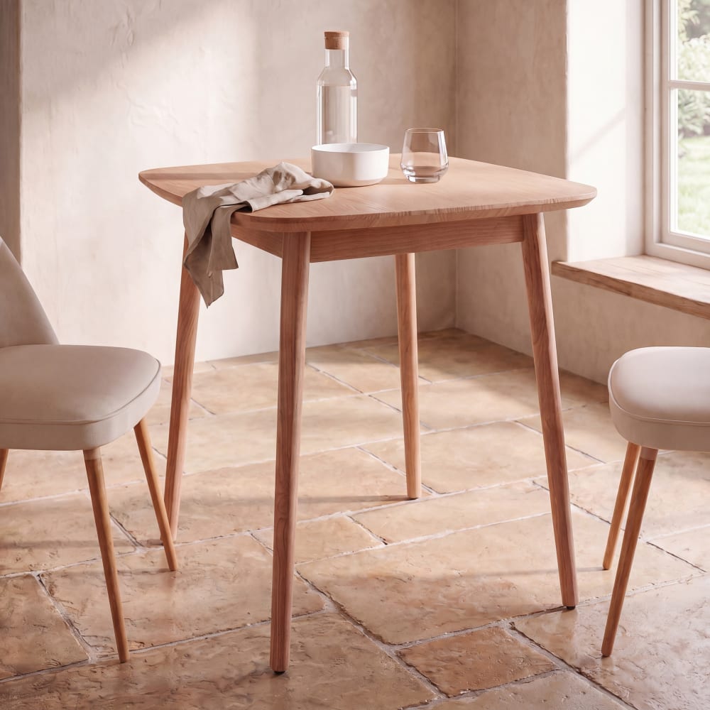 Table à manger carrée, 80x80 cm