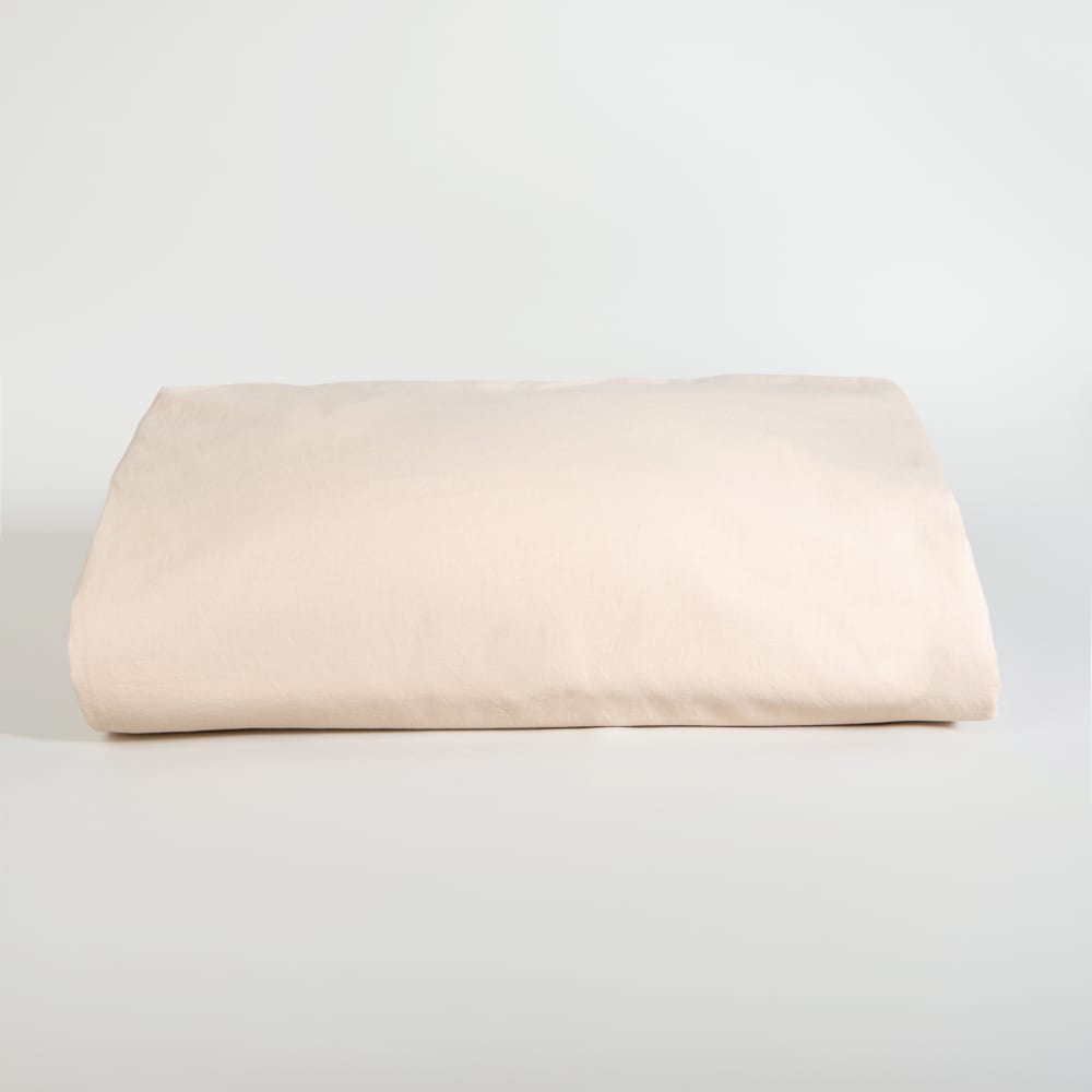 Housse de couette en coton crème, 240x220 cm — vue 3