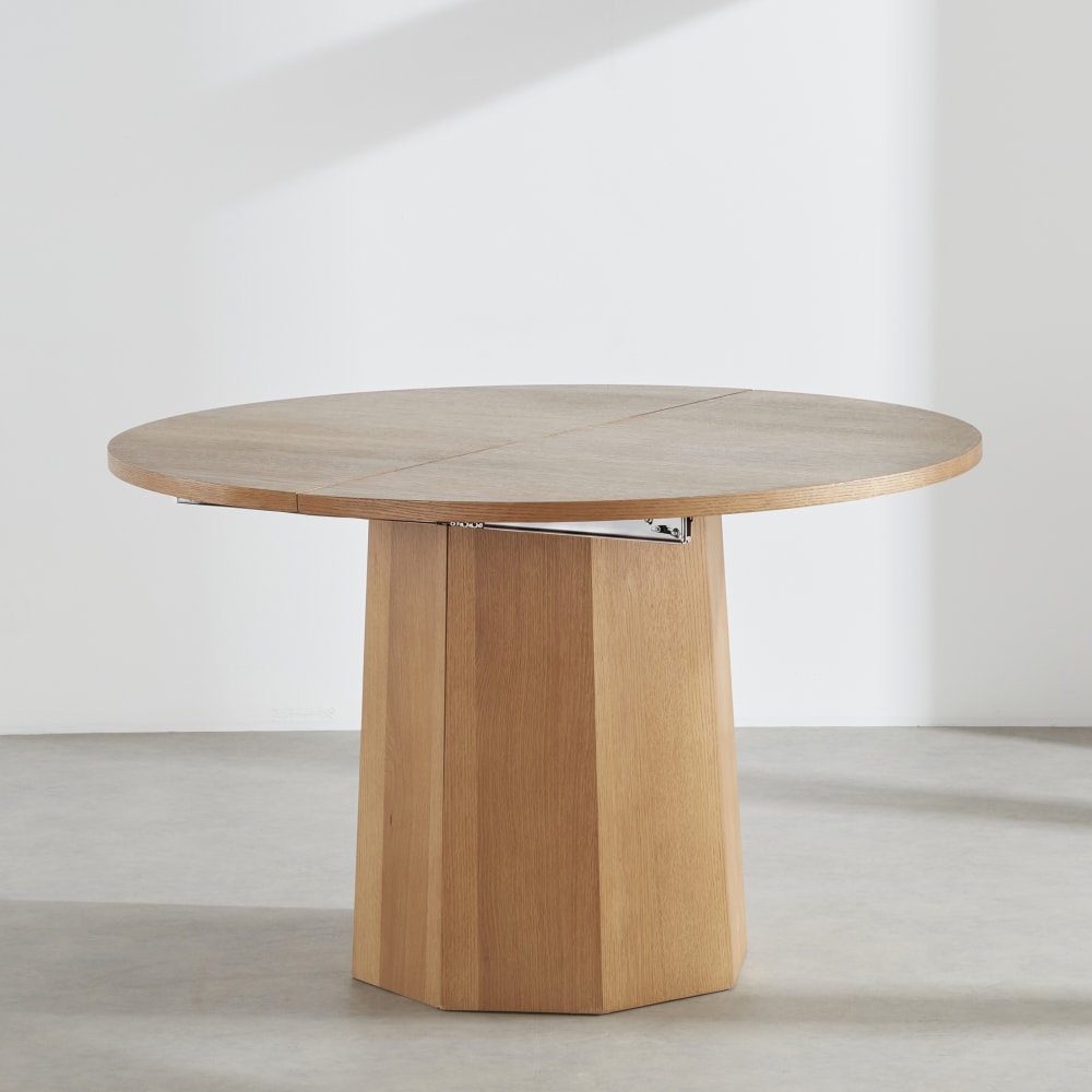 Table à manger ronde - placage