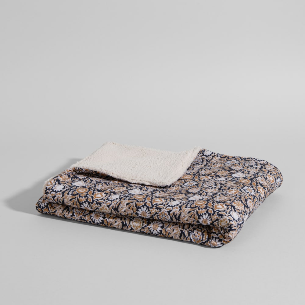 Plaid ou chien et chat en coton et sherpa à motifs