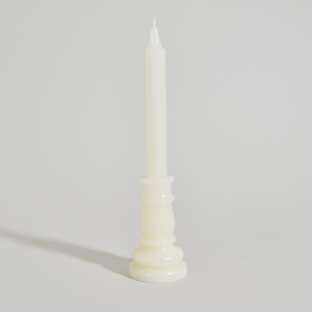 Bougie autoportante blanche, H31 cm Bougie autoportante blanche, H31 cm