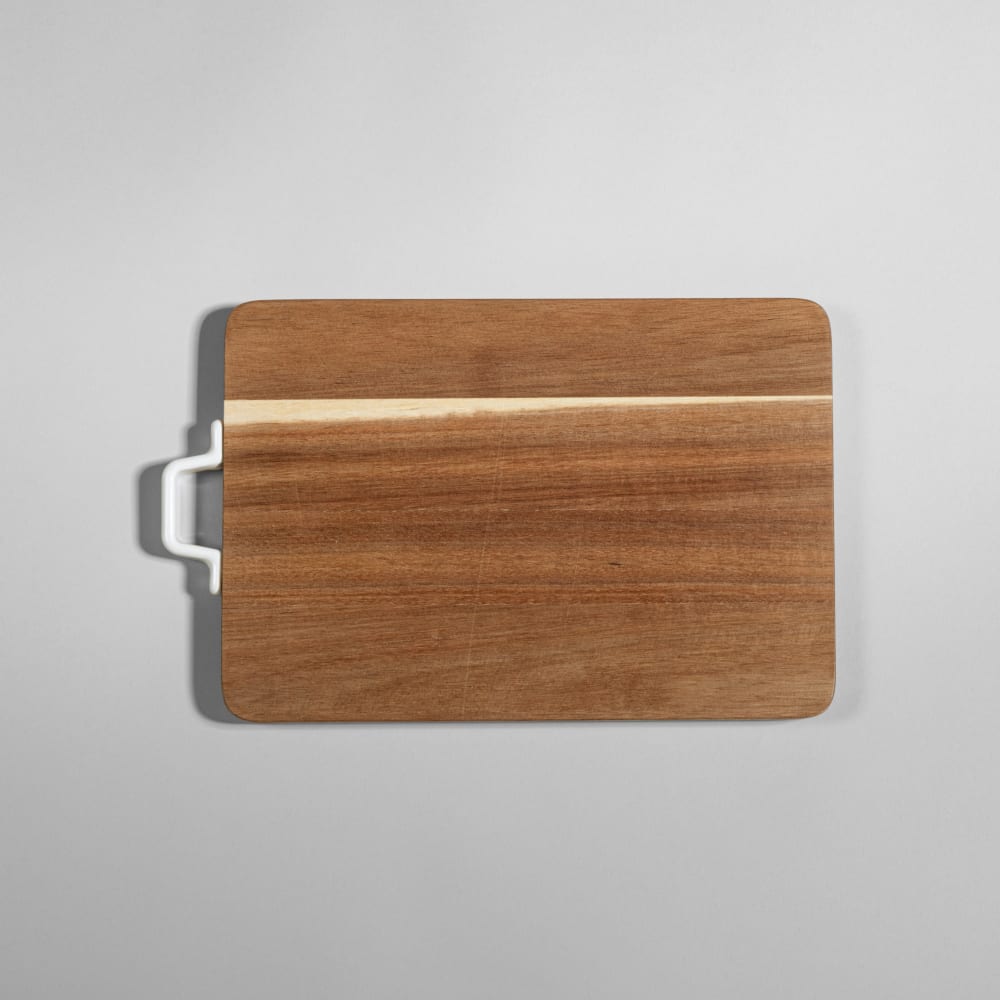 Petite planche à découper en bois d'acacia avec manche Petite planche à découper en bois d'acacia avec manche