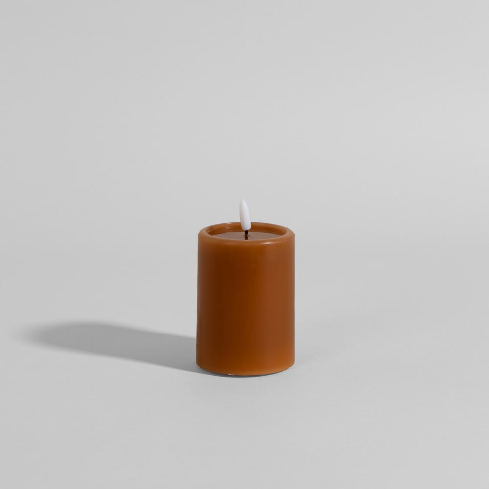 LED-Kerze aus Karamellwachs, 7 x 10 cm - Maisons Du Monde