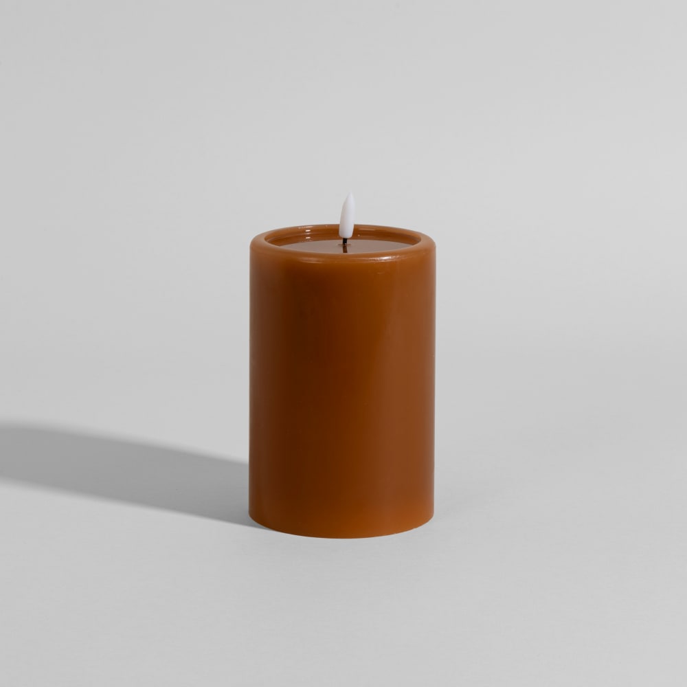 LED-Kerze aus Karamellwachs, 10 x 15 cm - Maisons Du Monde
