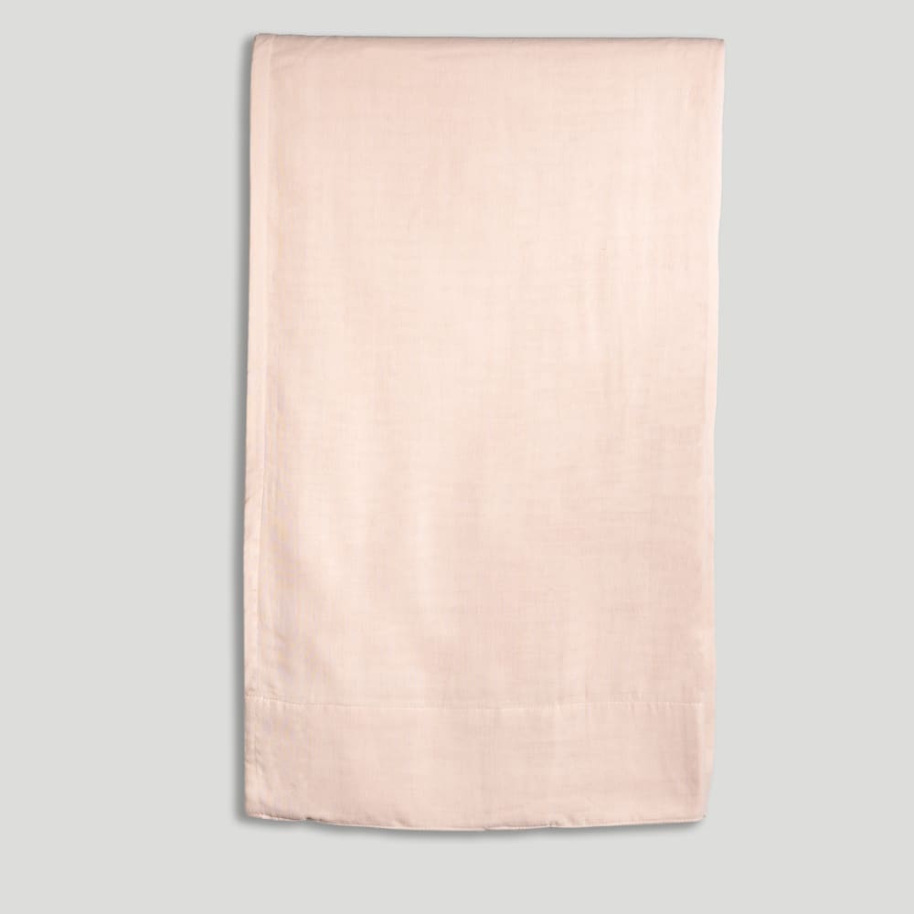 Rideau à pattes cachées en gaze de coton biologique beige rosé, 140x250 cm (vendu à l'unité) — vue 4