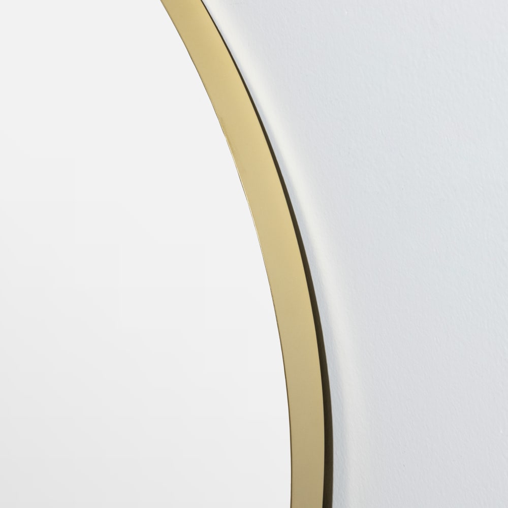 Miroir arche en acier doré, 60x100 cm — vue 3
