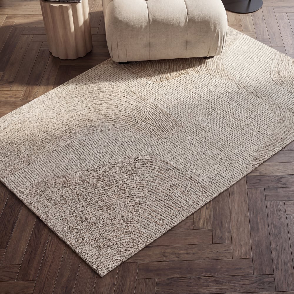 Tapis en laine tuftée
