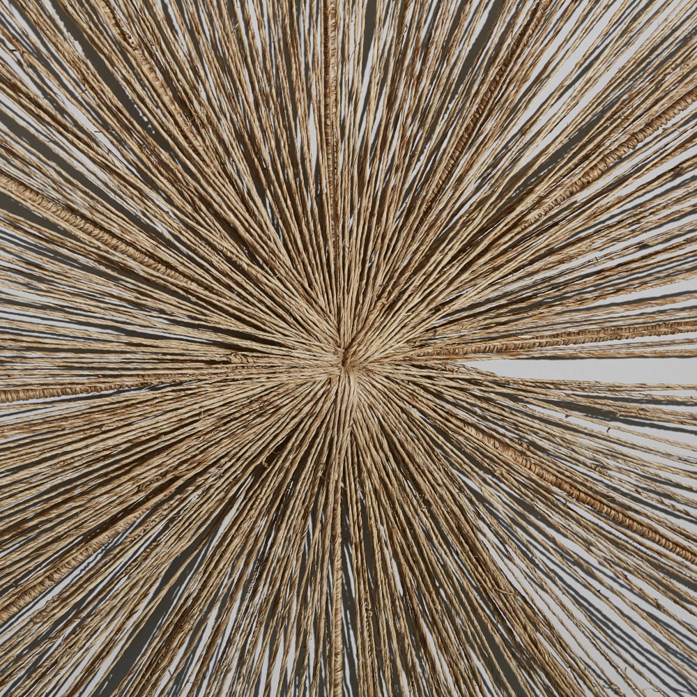 Déco murale carrée en jute, 100x100 cm — vue 4