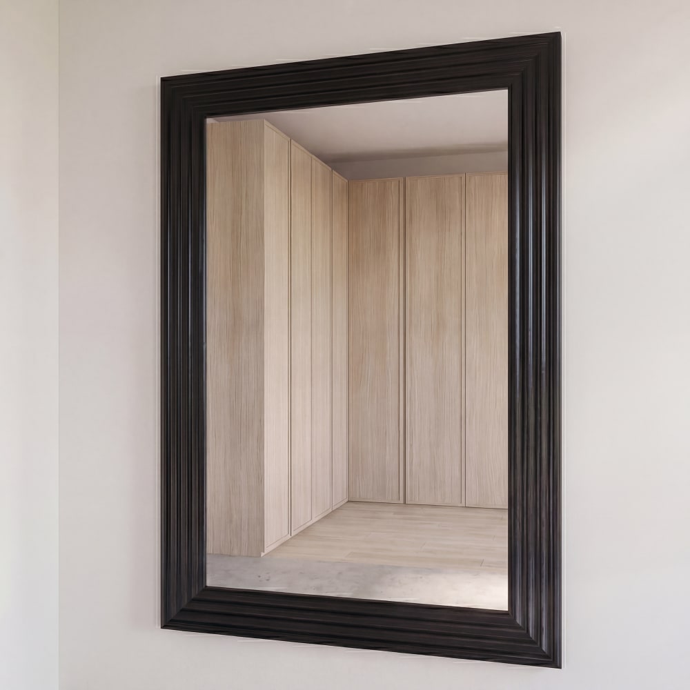 Grand miroir rectangulaire