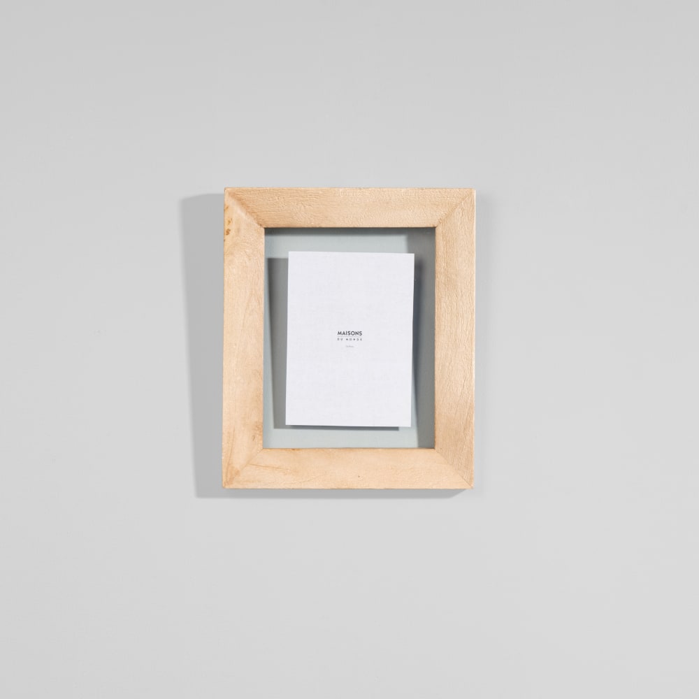 Cadre photo en bois de manguier, format 13x18 cm