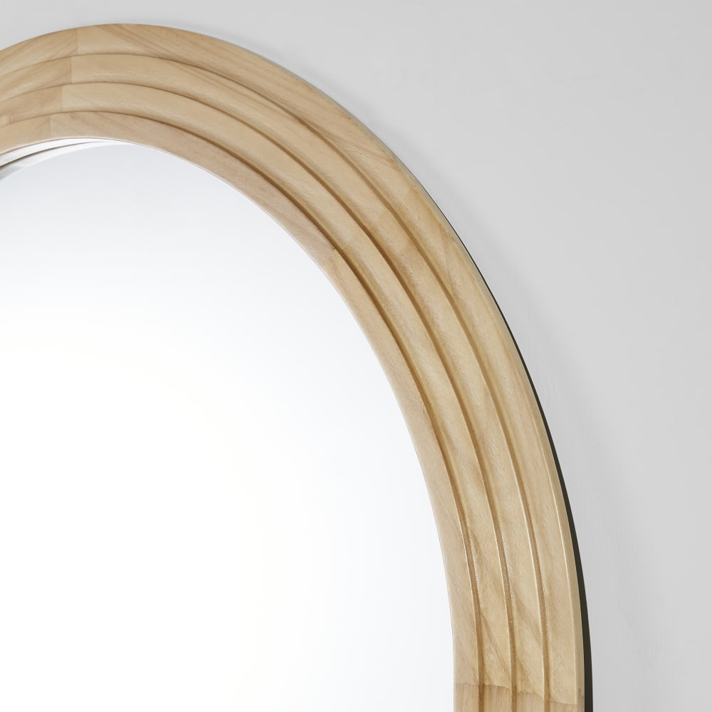 Miroir arche en bois de paulownia, 110x180 cm — vue 3