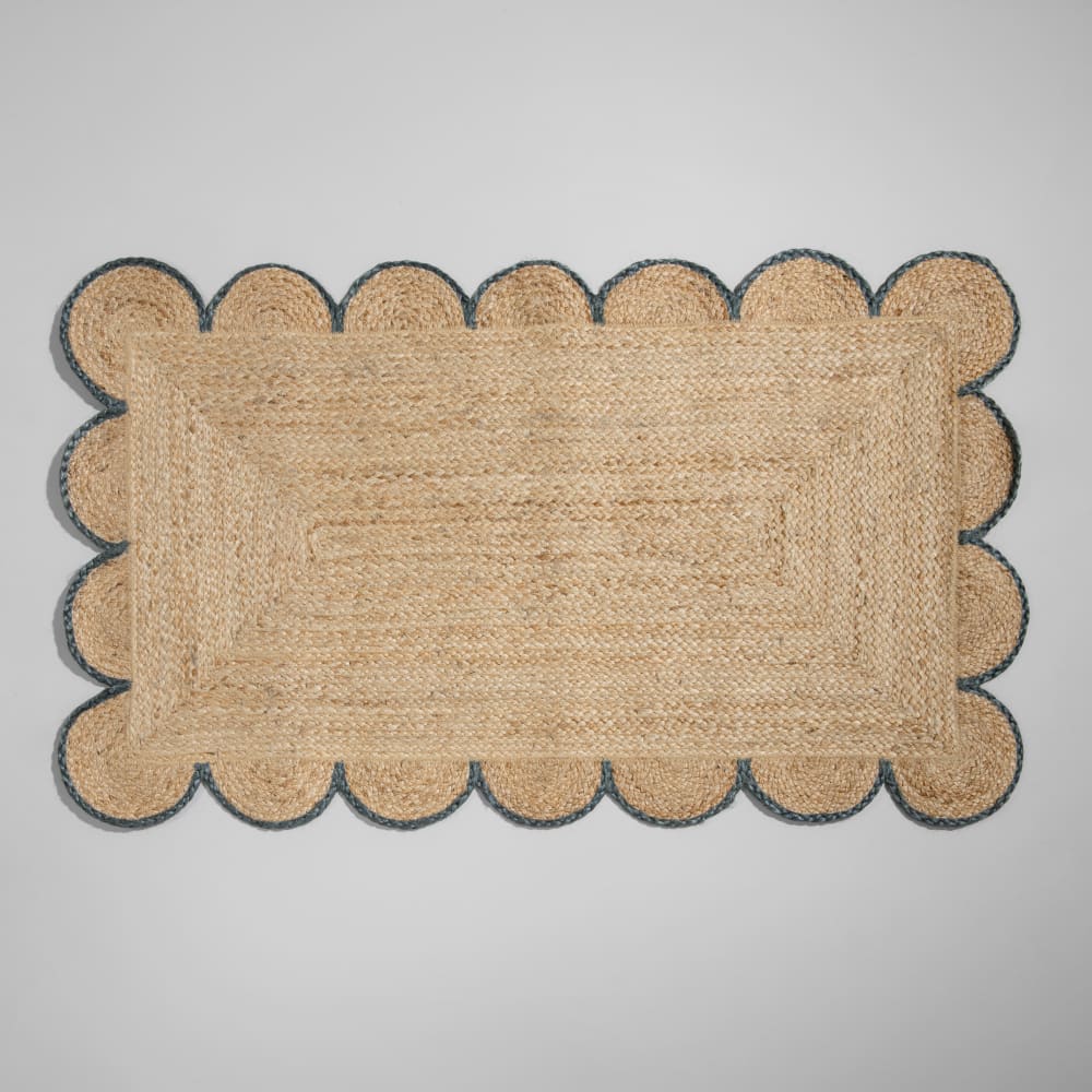 Tapis en jute tressé, 70x120 cm