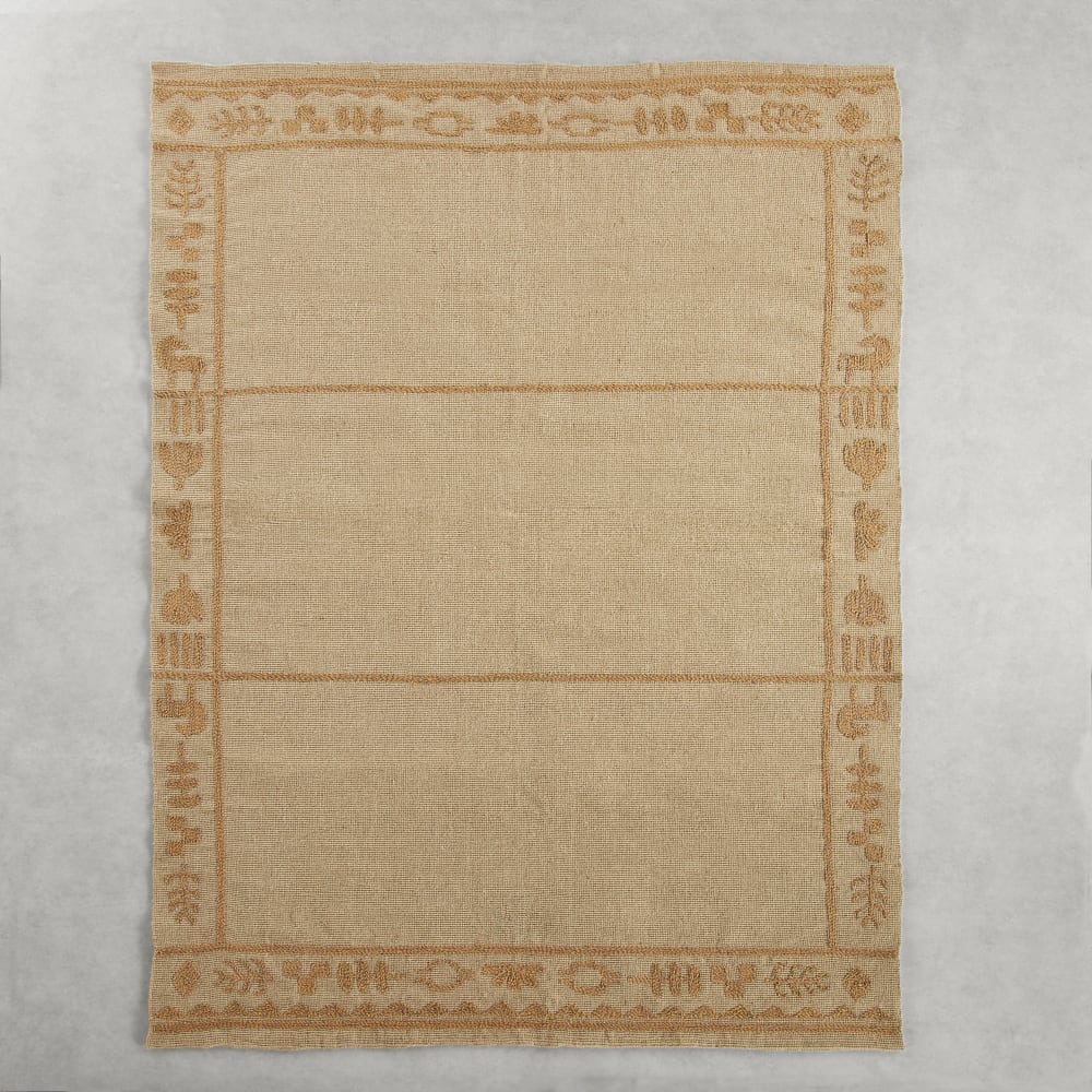 Tapis en jute à motifs, 160x230 cm — vue 3