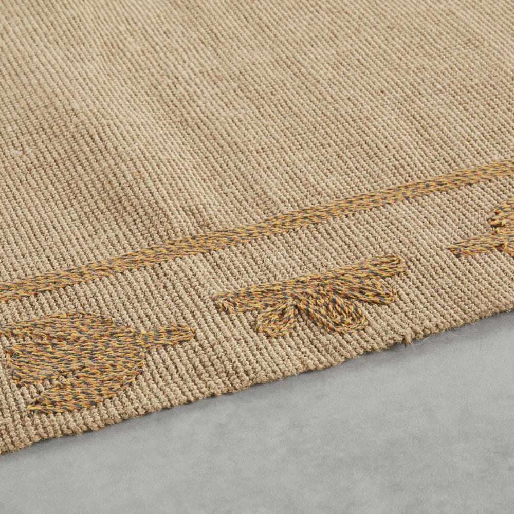 Tapis en jute à motifs, 160x230 cm — vue 4