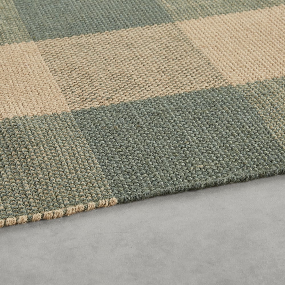 Tapis en jute tissé à franges, 160x230 cm — vue 4