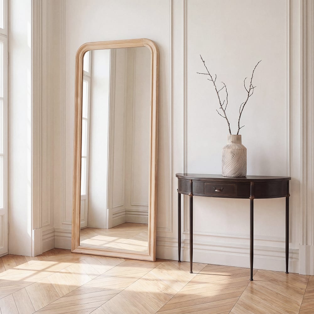 miroir arche en bois