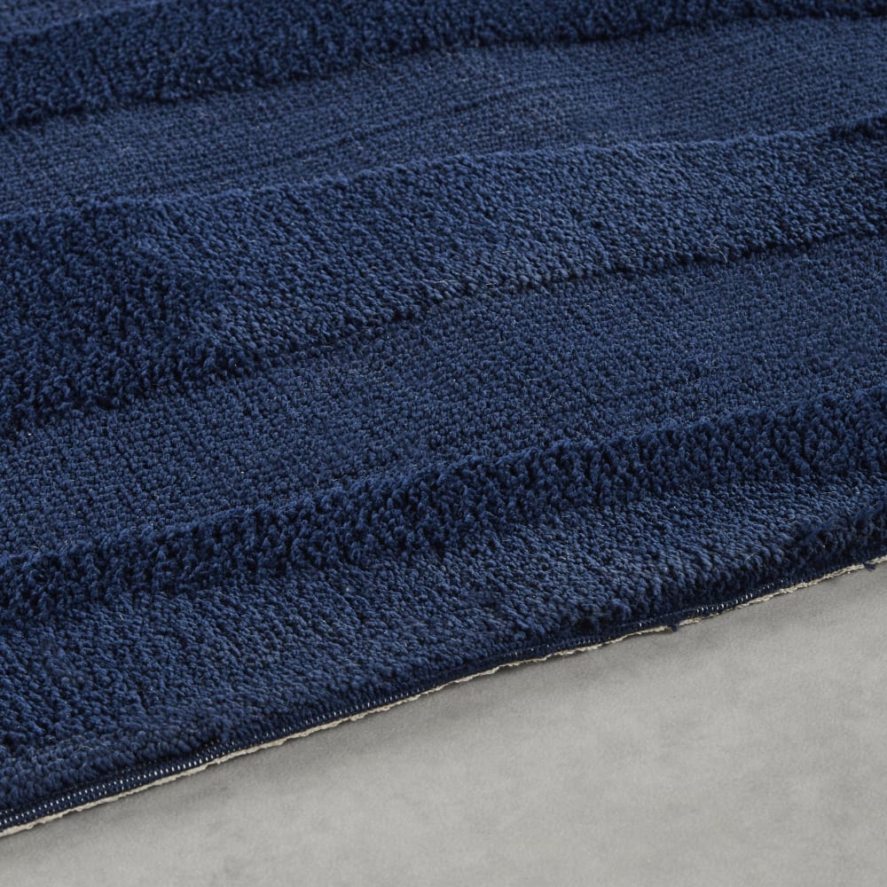 Tapis tufté et noué bleu, 160x230 cm — vue 4