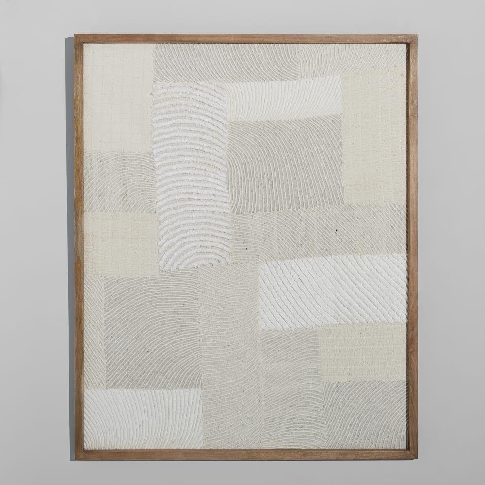 decoracion de pared abstracta beige 120x151 cm