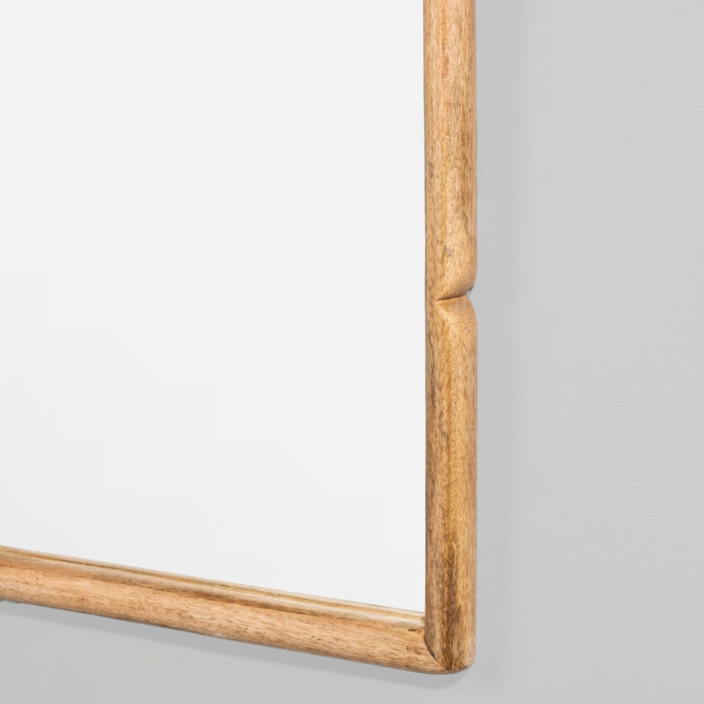 Rechteckiger Spiegel aus Mangoholz, 50 x 70 cm - Maisons Du Monde